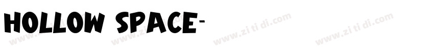 Hollow Space字体转换